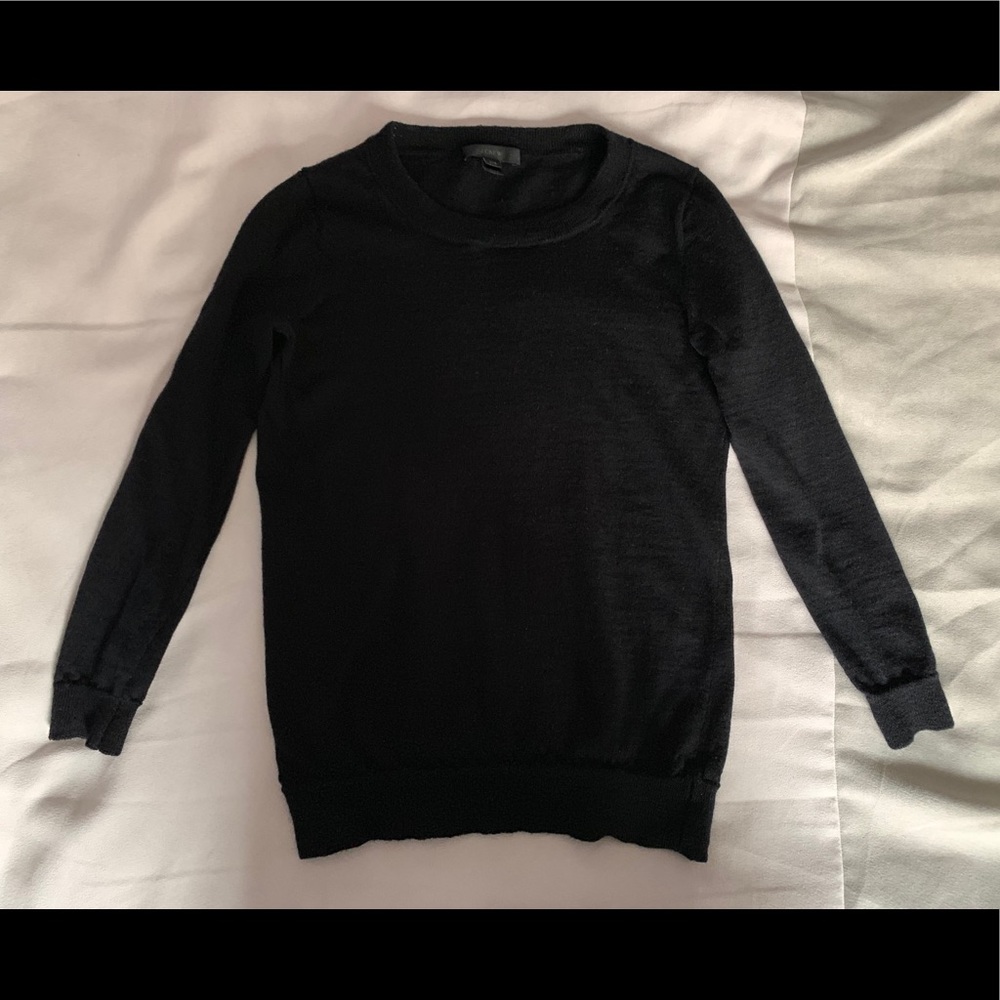 XXS J Crew black sweater